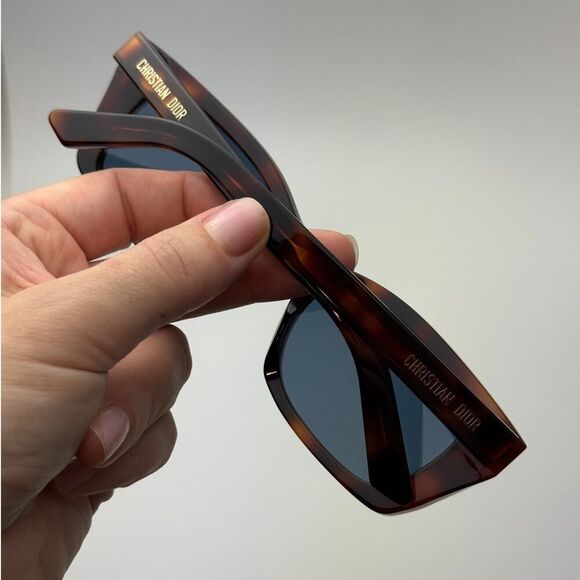NEW Dior Sunglasses DIORMIDNIGHT S3I 26B0 Honey Havana/Blue Women main image 4